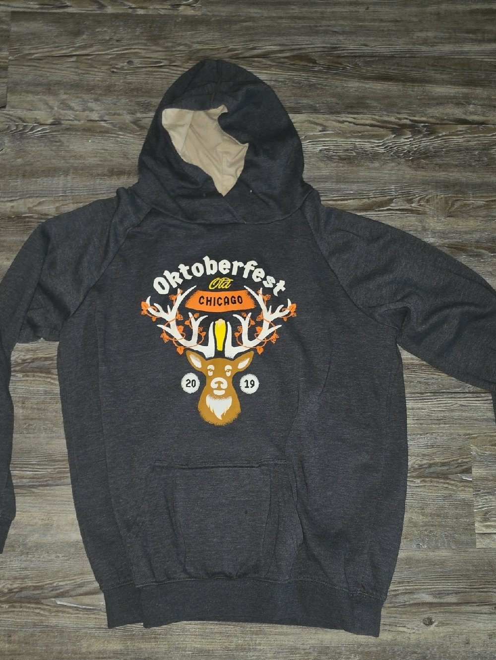 Oktoberfest Old Chicago WBT Graphic Hoodie - Dark Gray
